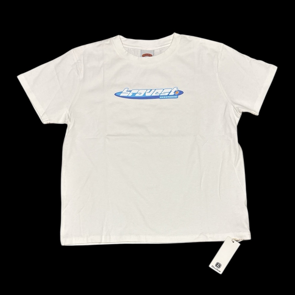 Bravest Studios NWT Rare Boxy White Tee Size S